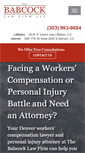 Mobile Screenshot of injurylawcolorado.com